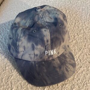 PINK Victoria's Secret Kids Tie-Dye Cap - Blue/Gray
